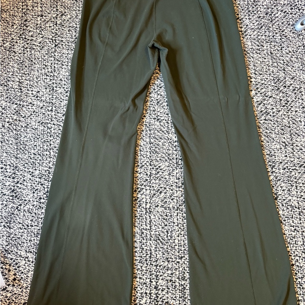 Lululemon Olive Green Flared Pants